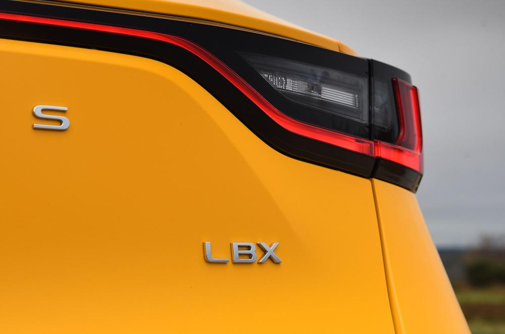 Lexus LBX rear lights