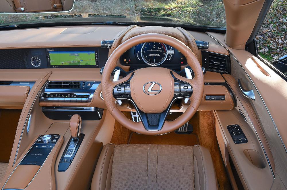 Lexus LC Convertible dashboard