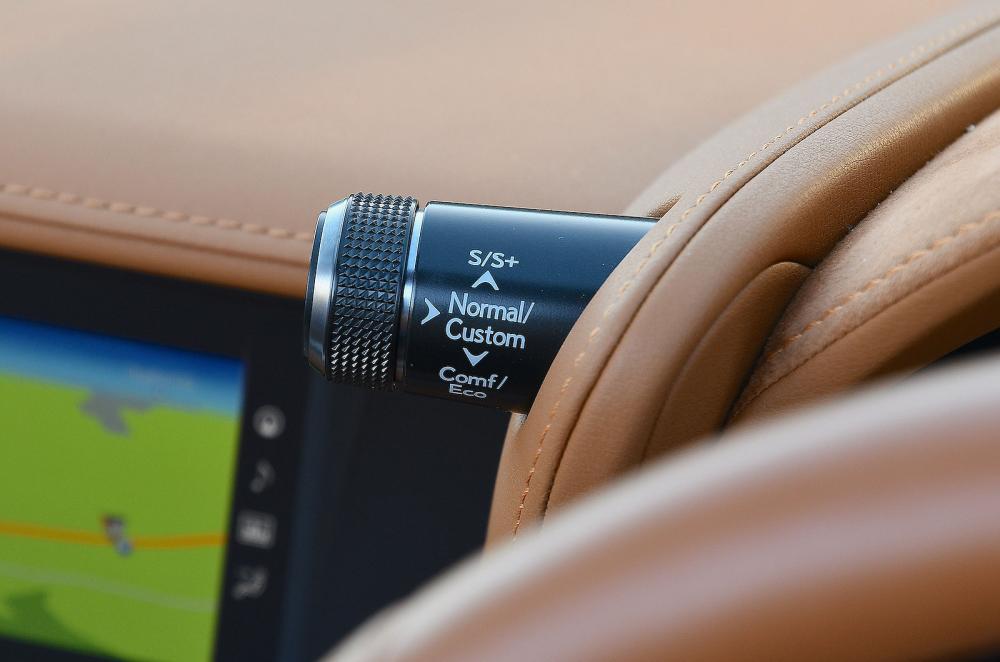 Lexus LC Convertible interior detail