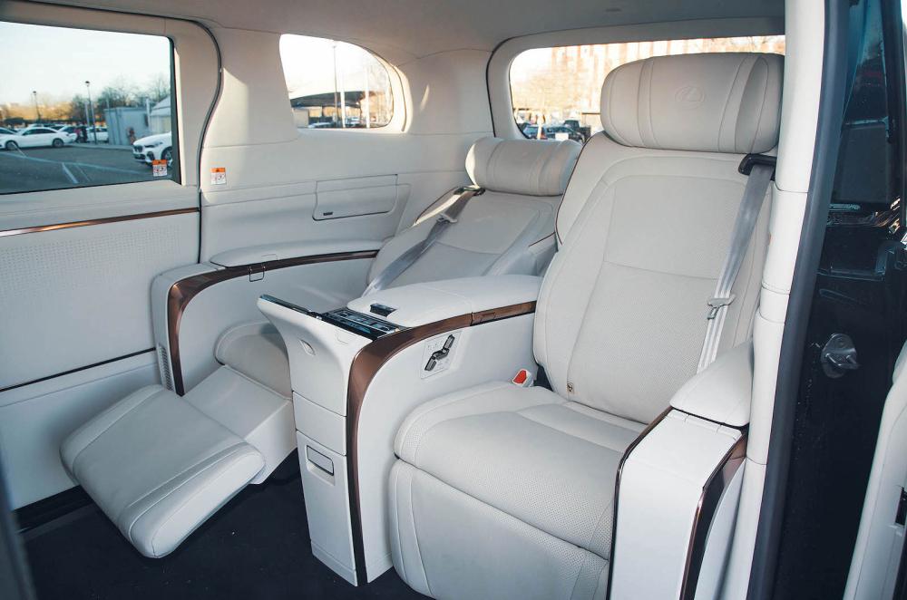 Lexus LM interior back seats