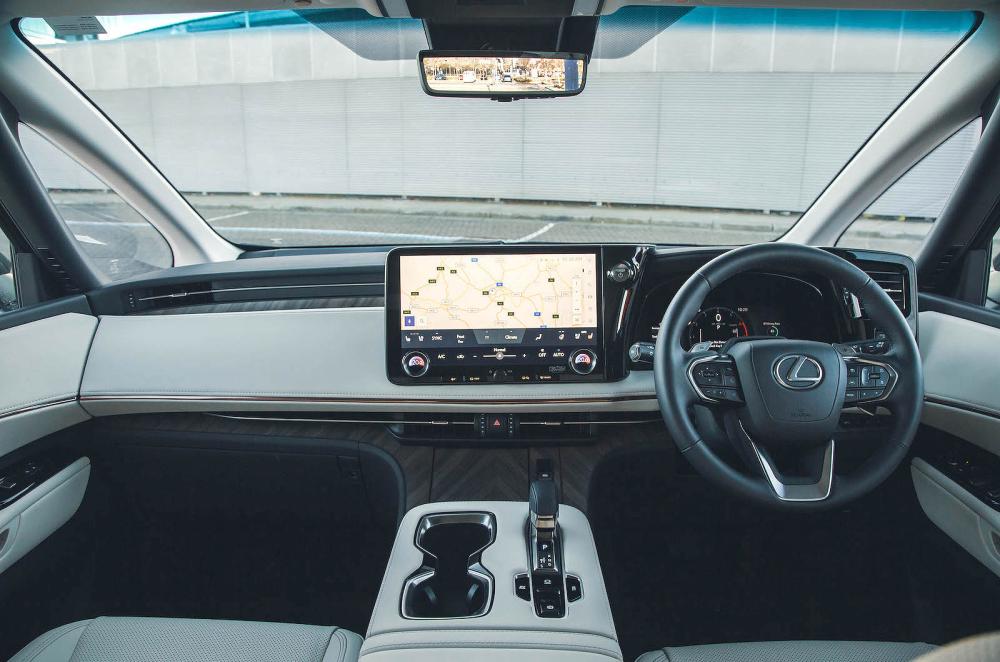 Lexus LM interior dashboard