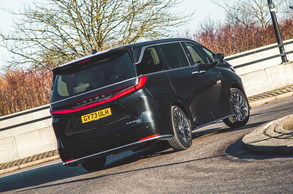 Lexus LM rear cornering