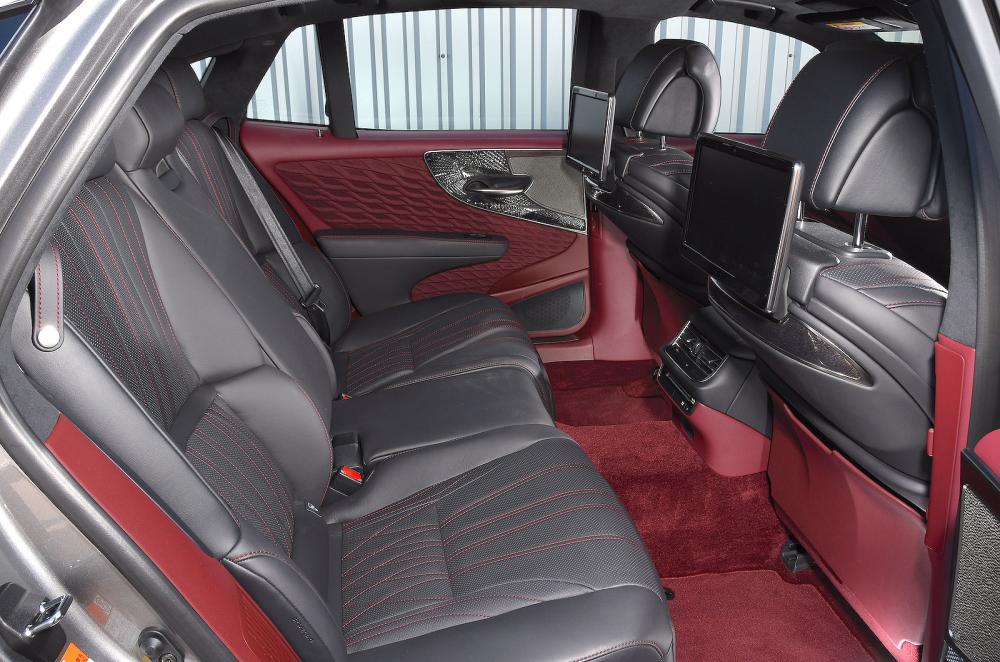 Lexus LS interior back seats
