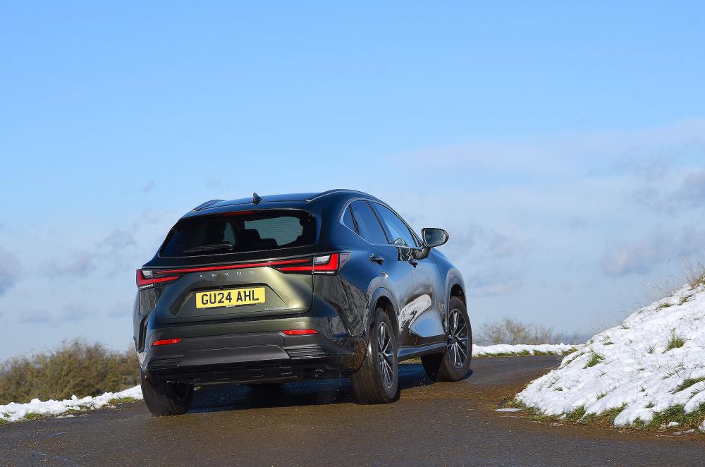 Lexus NX rear cornering
