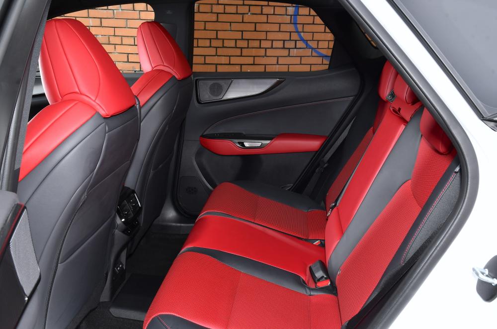 Lexus NX 2022 interior rear seats