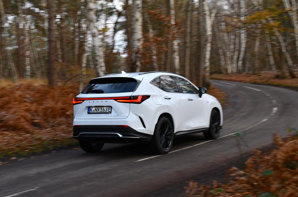 Lexus NX 2022 rear cornering
