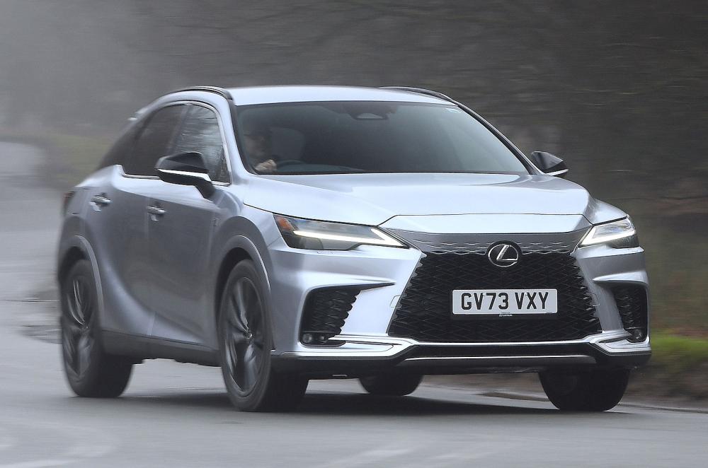 Lexus RX front cornering