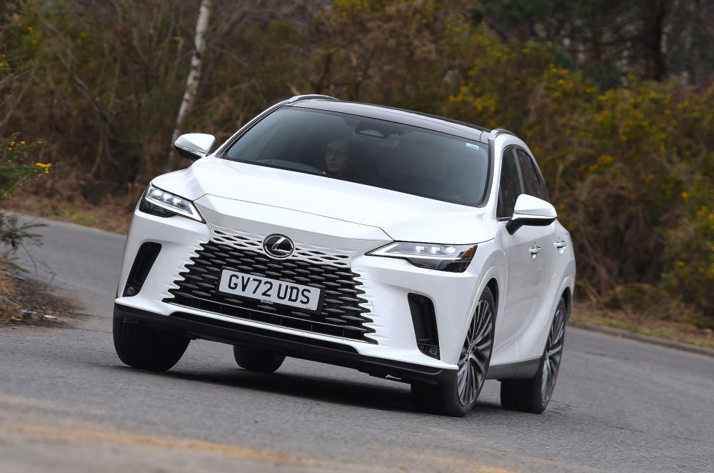 Lexus RX front cornering