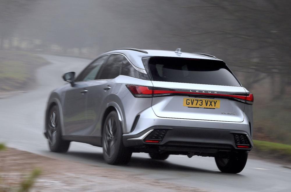 Lexus RX rear cornering
