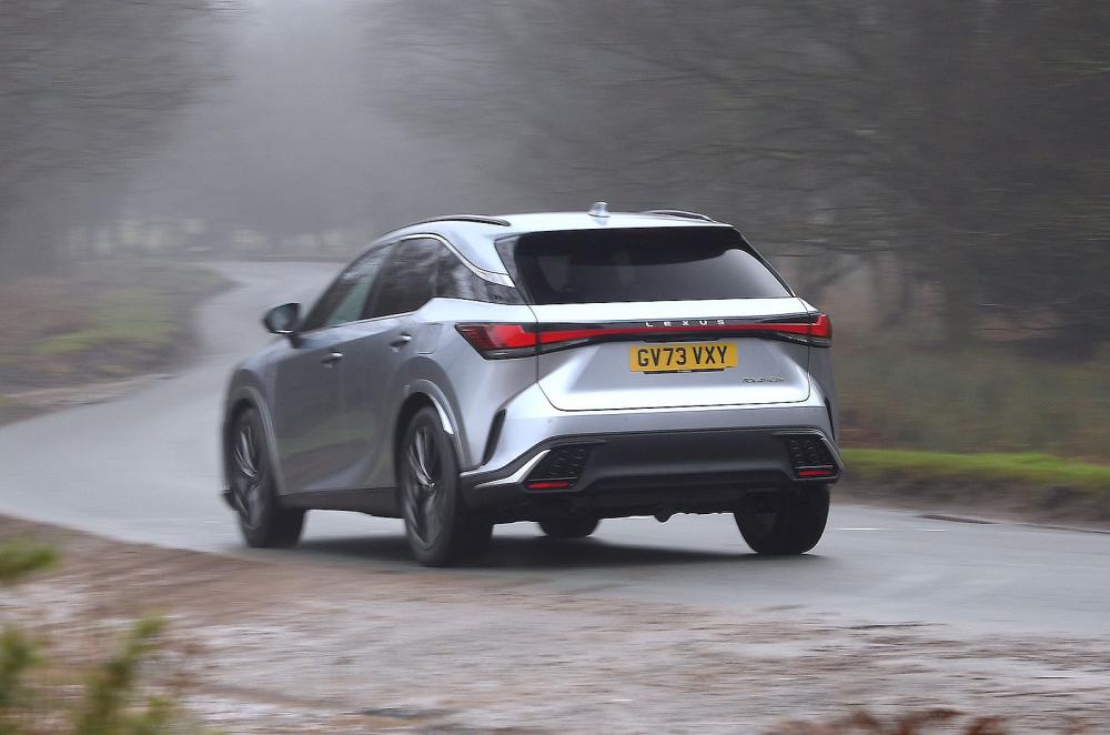 Lexus RX rear cornering