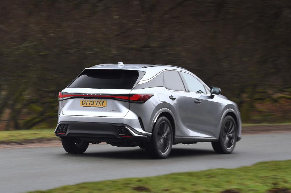 Lexus RX rear right driving