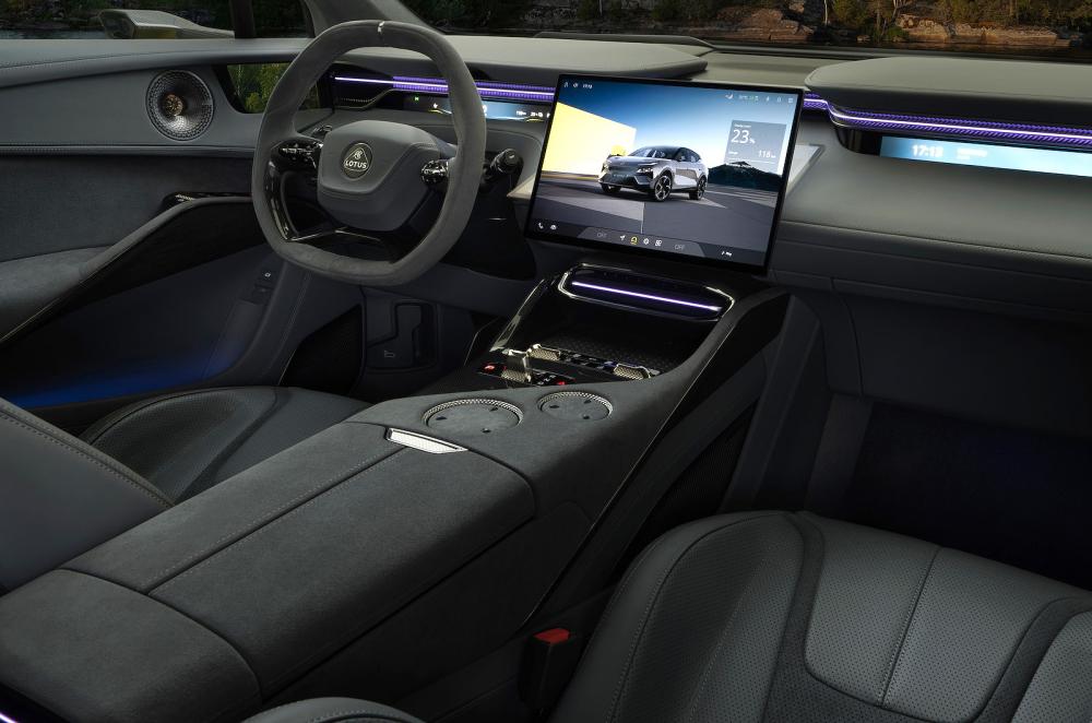 Lotus Eletre interior front seats