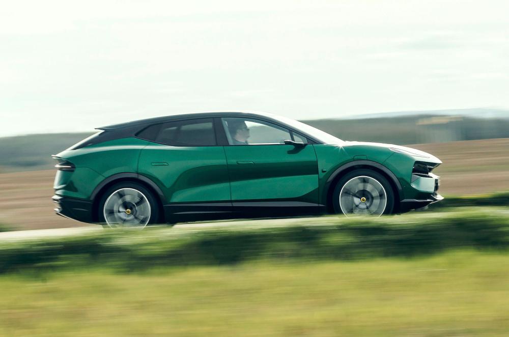 Green Lotus Eletre right driving