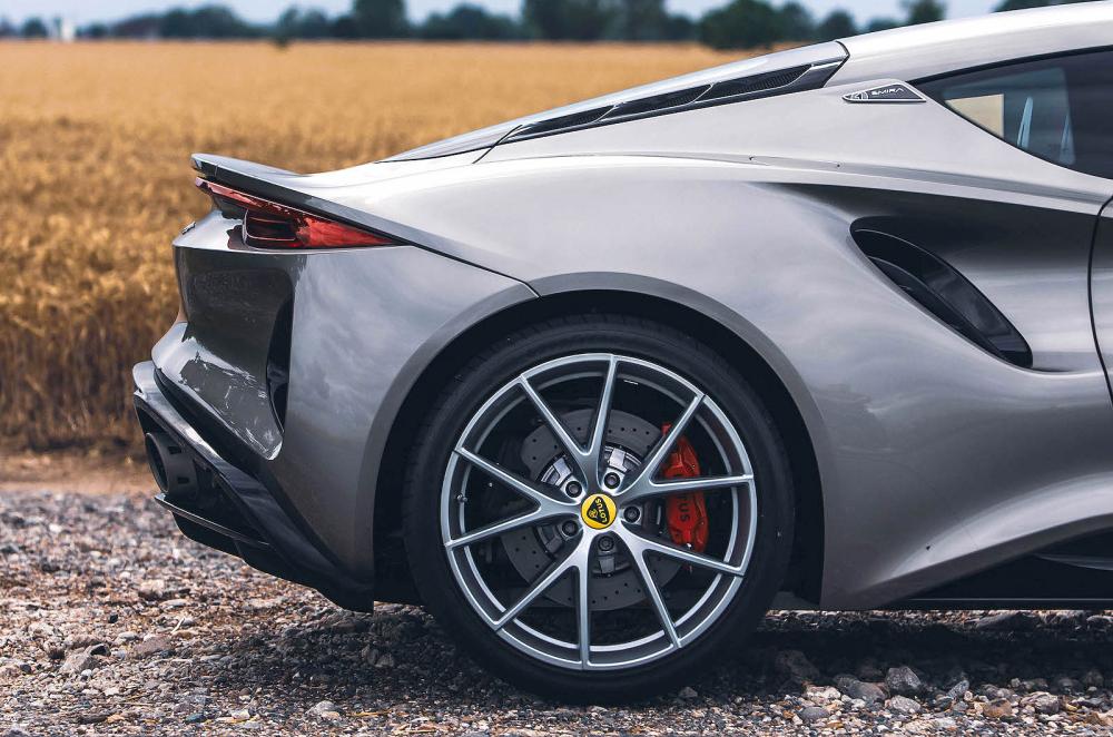 Lotus Emira alloy wheel detail