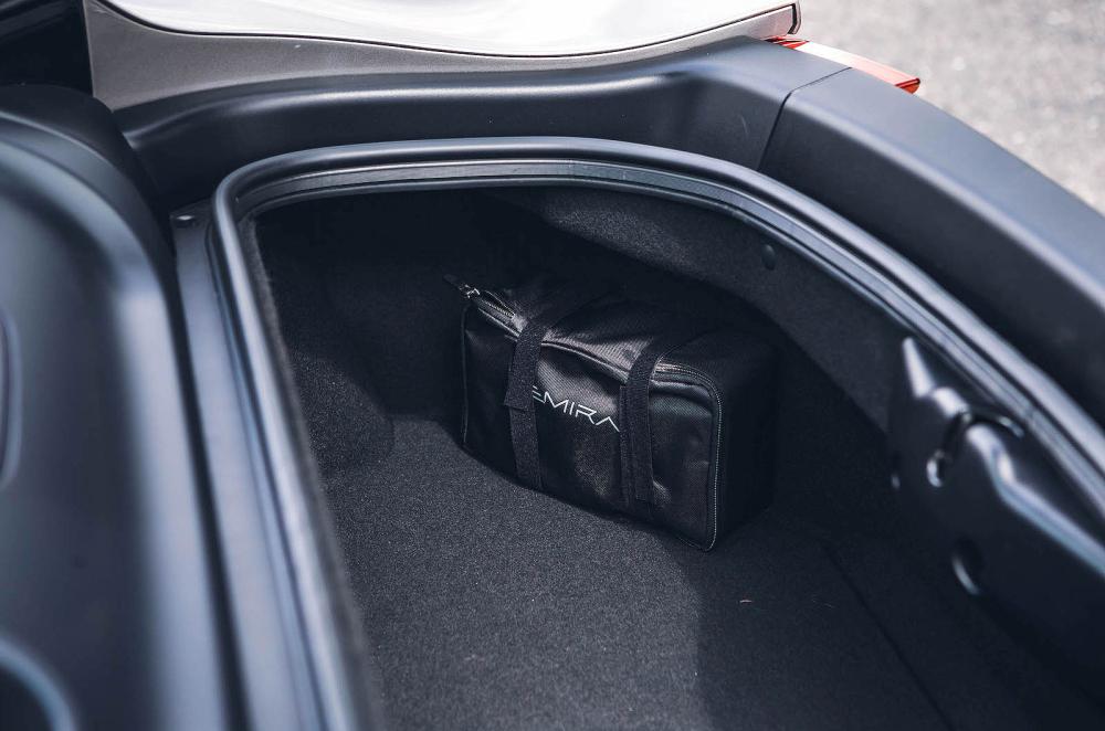 Lotus Emira boot open