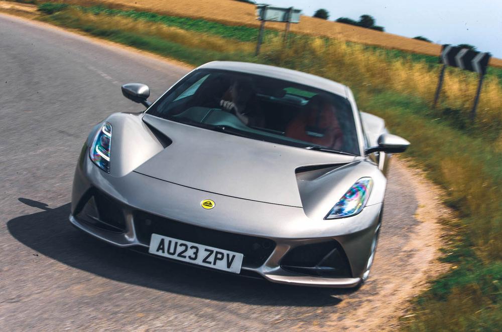 Lotus Emira front cornering