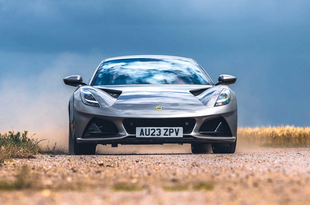 Lotus Emira front driving