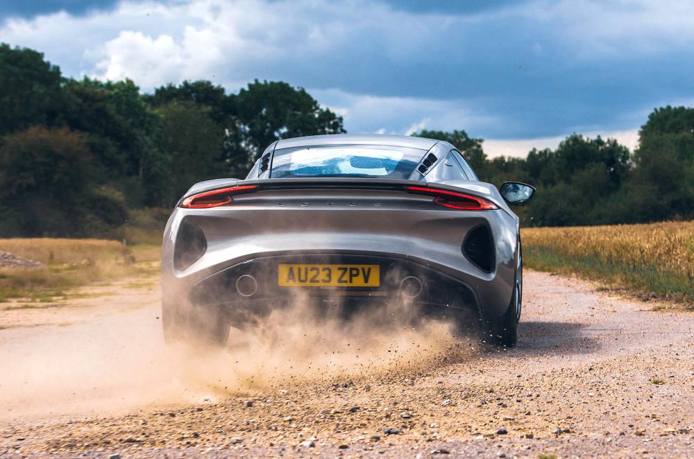 Lotus Emira rear driving