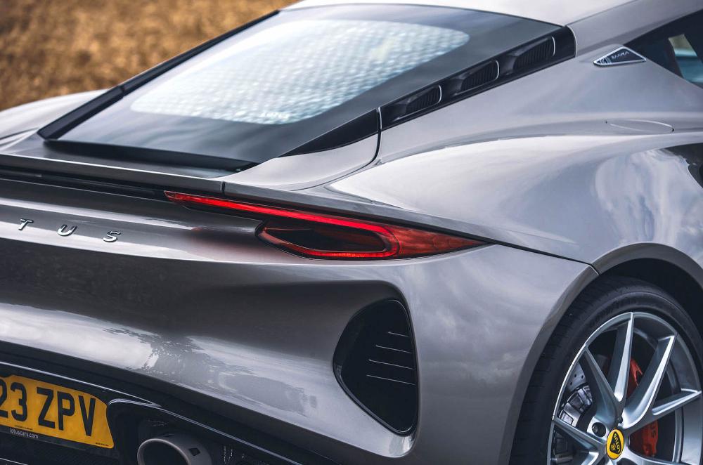 Lotus Emira rear lights detail