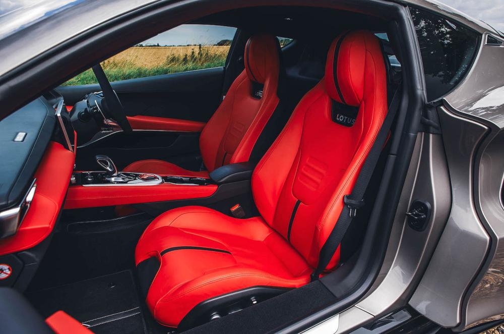 Lotus Emira interior seats