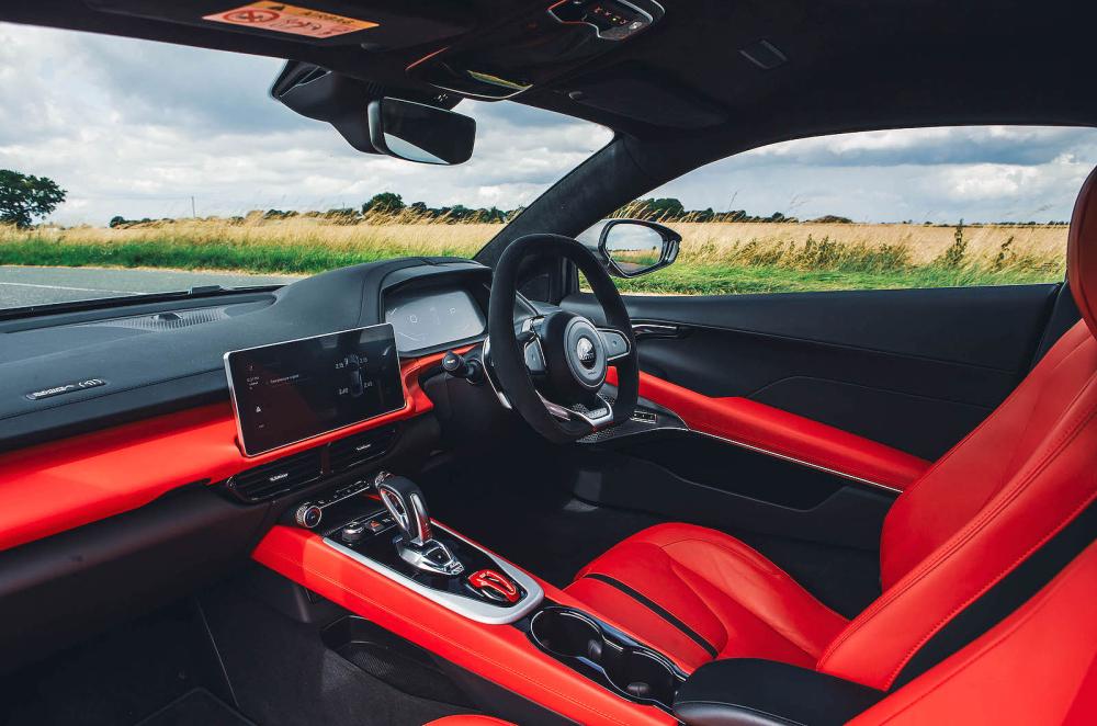 Lotus Emira interior dashboard