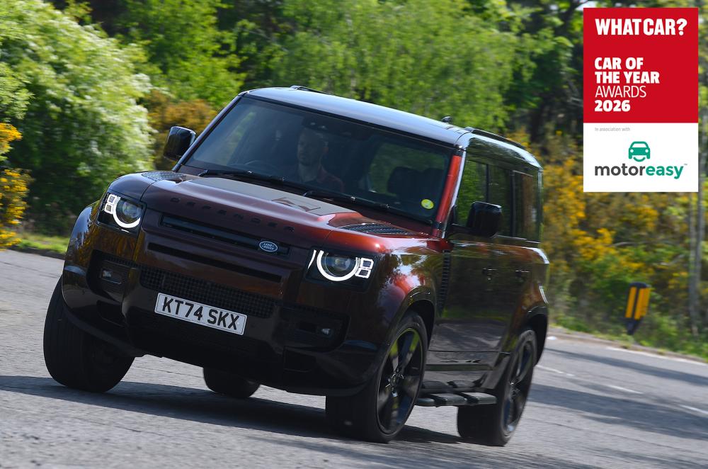 Land Rover Defender driving