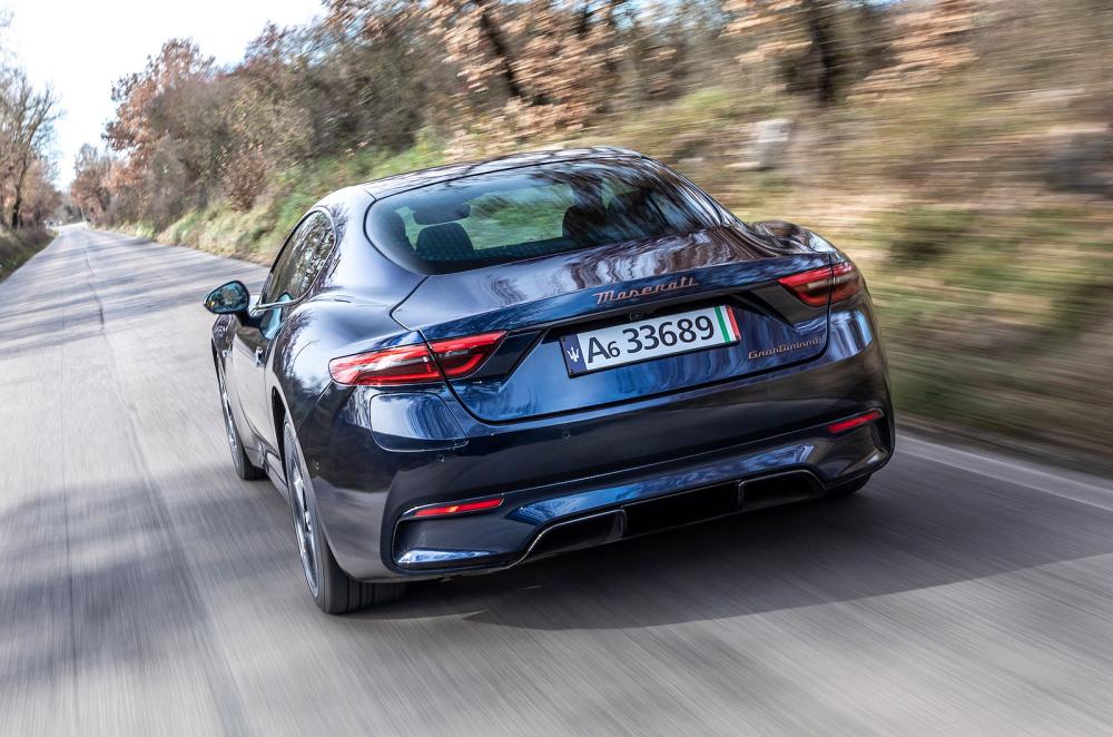 Maserati GranTurismo Folgore rear left driving