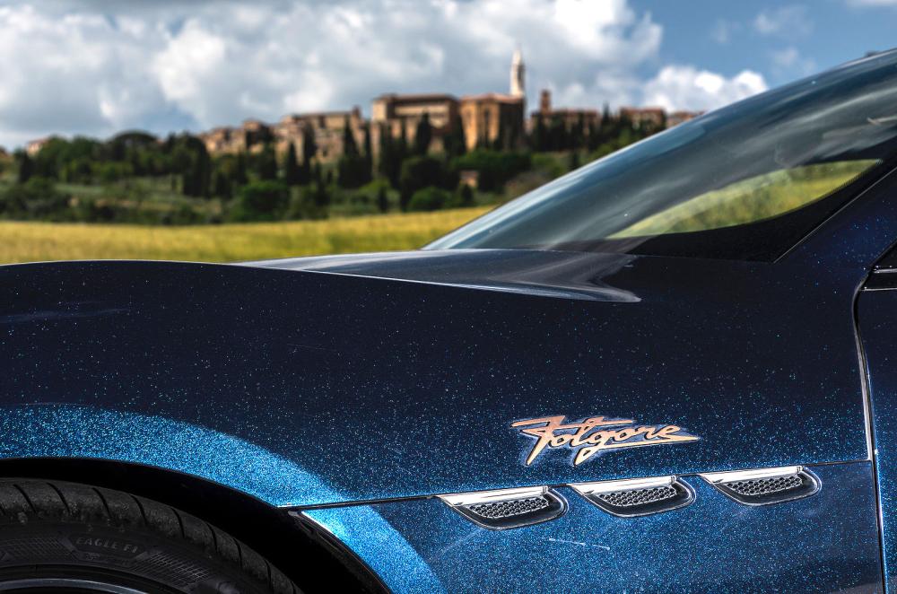 Maserati GranTurismo Folgore side badge