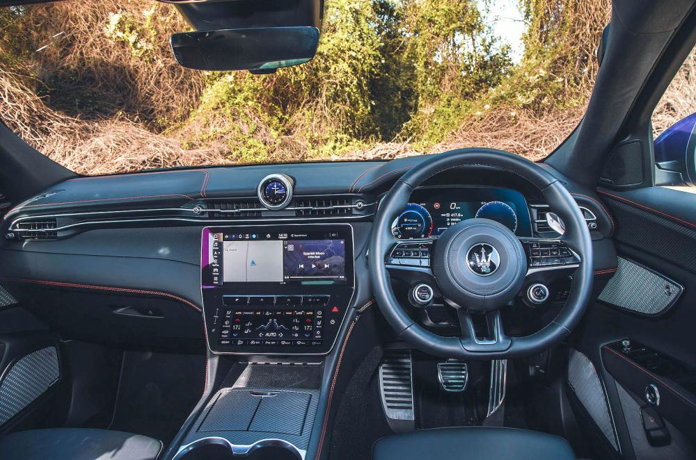 Maserati Grecale Trofeo dashboard