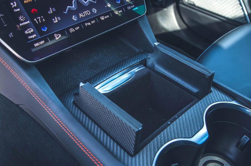 Maserati Grecale Trofeo interior storage