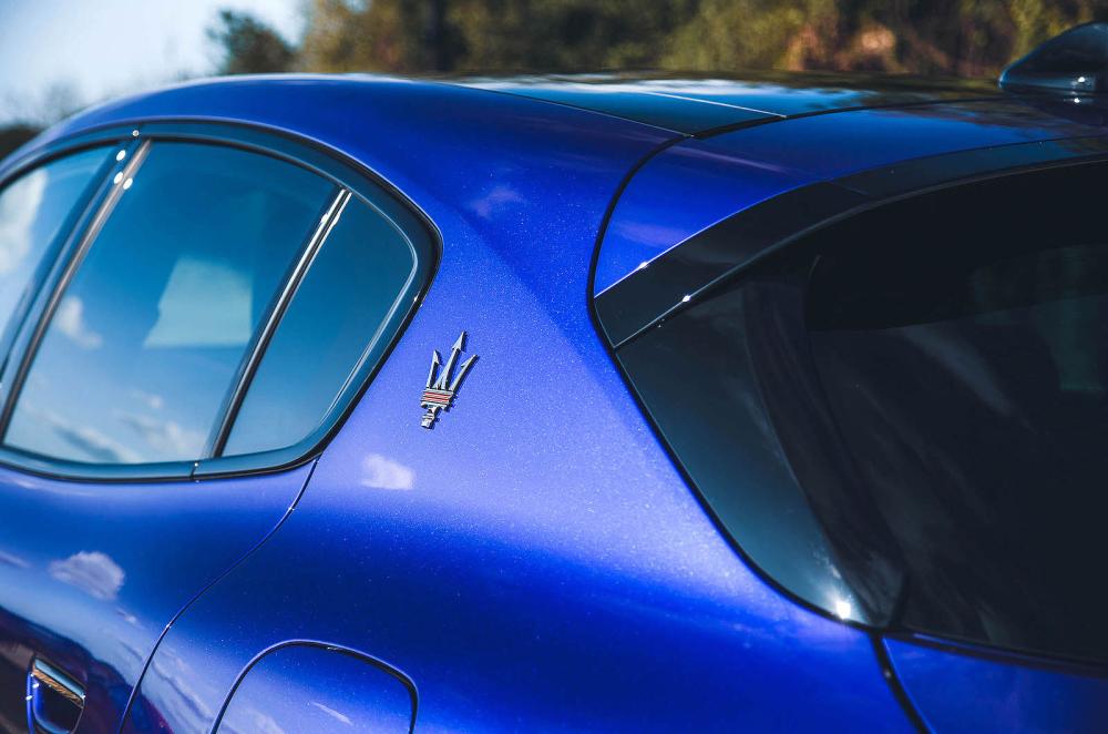 Maserati Grecale Trofeo rear side badge