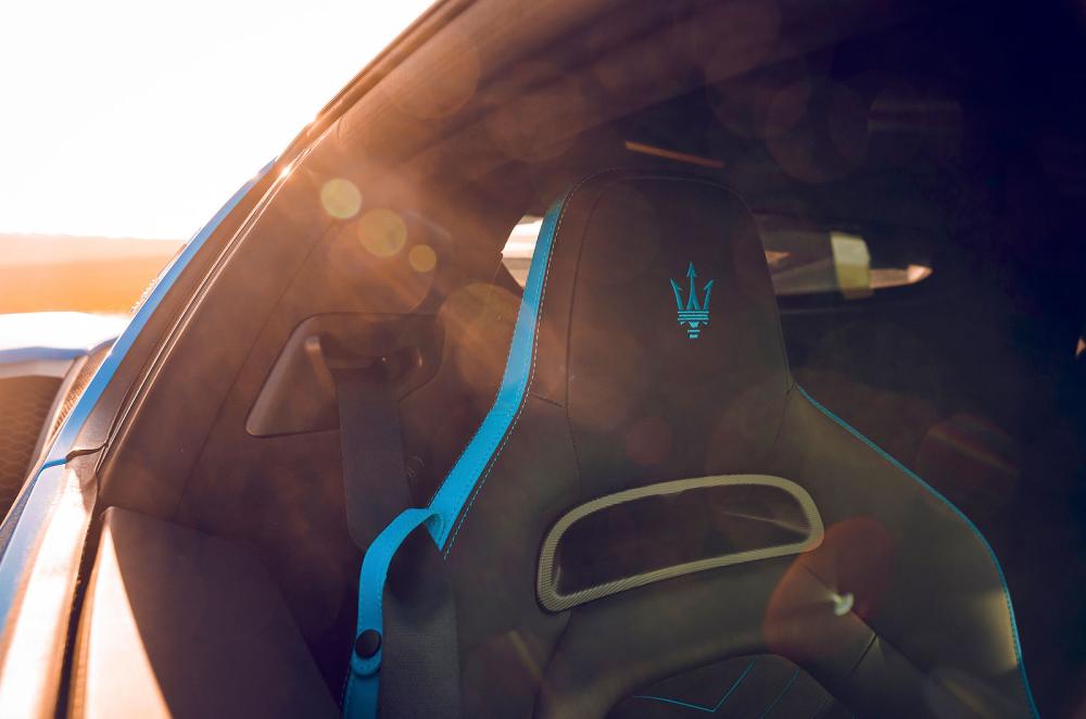 Maserati MC20 interior seat detail