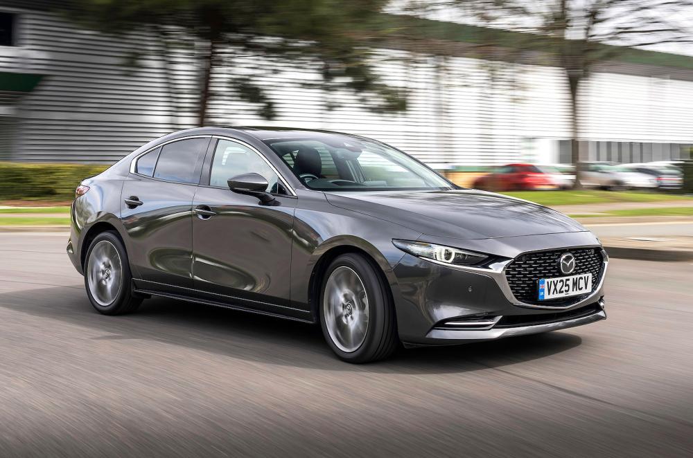 Mazda 3 Saloon front right driving