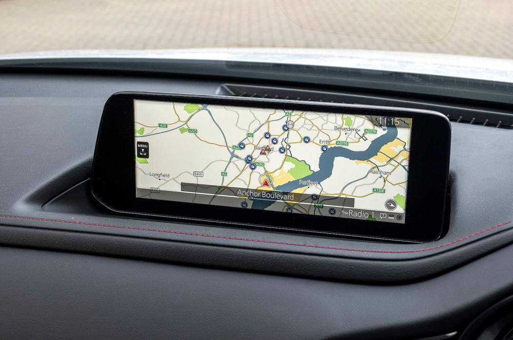 Mazda CX-30 infotainment touchscreen