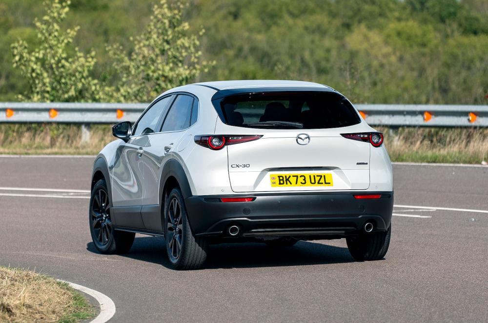 Mazda CX-30 rear cornering