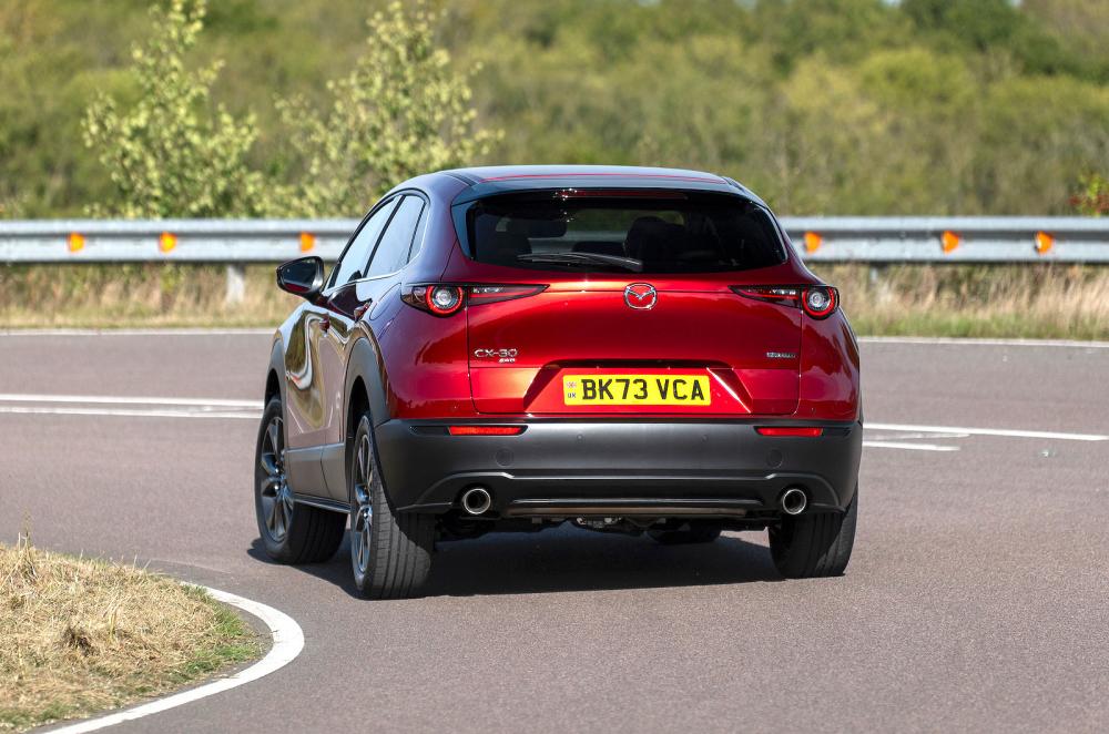 Mazda CX-30 rear cornering