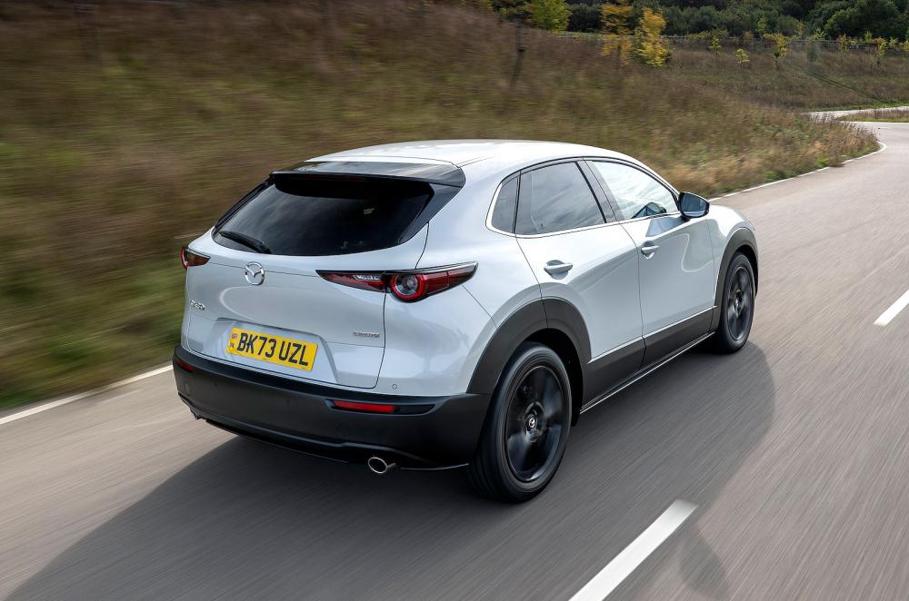 Mazda CX-30 rear right driving