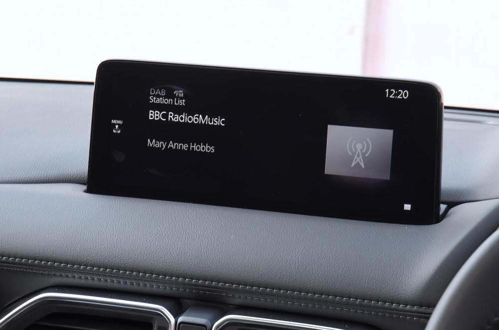 Mazda CX-5 infotainment touchscreen