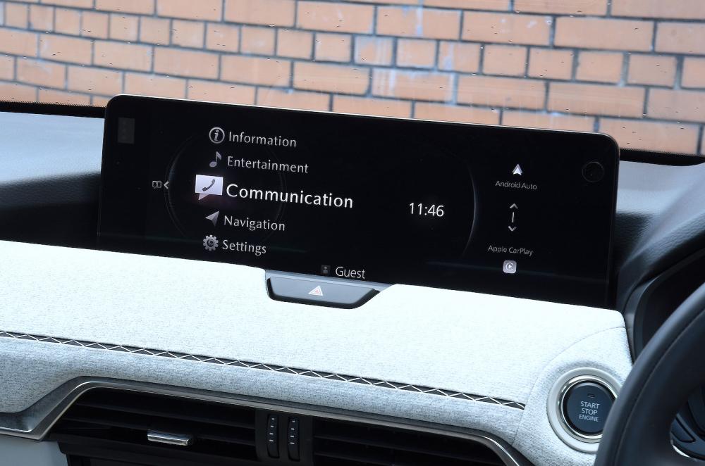 Mazda CX-60 infotainment screen