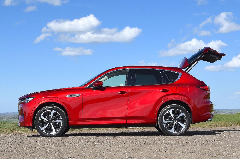 Mazda CX-60 left static boot open