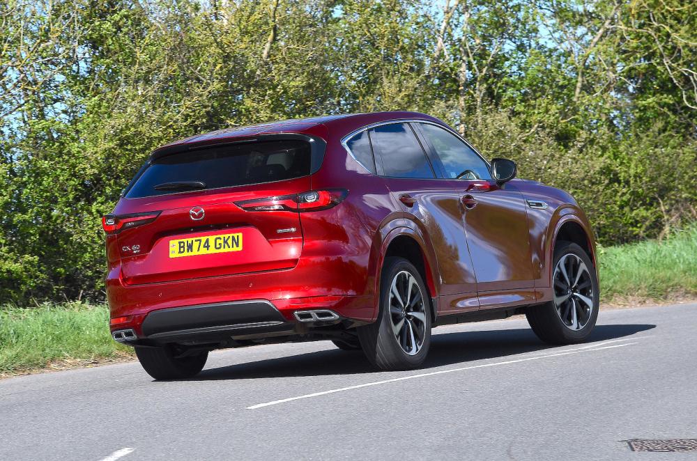 Mazda CX-60 rear cornering