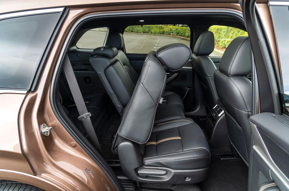 Mazda CX-80 back seat folded