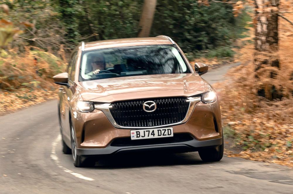 Mazda CX-80 front cornering