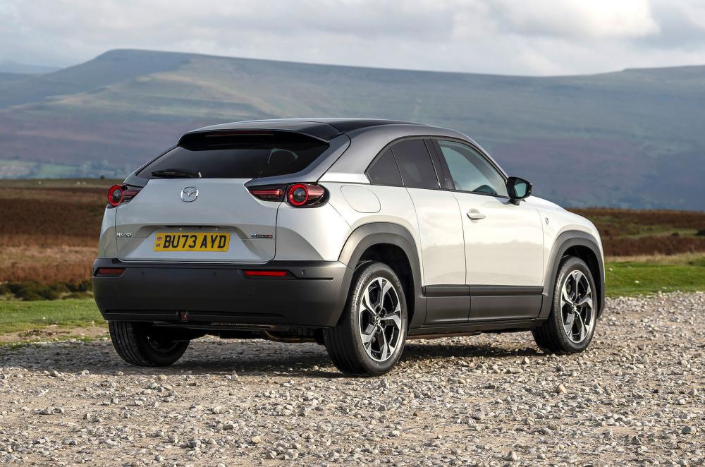 Mazda MX-30 R-EV rear right static
