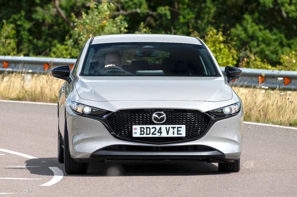 Mazda 3 front driving