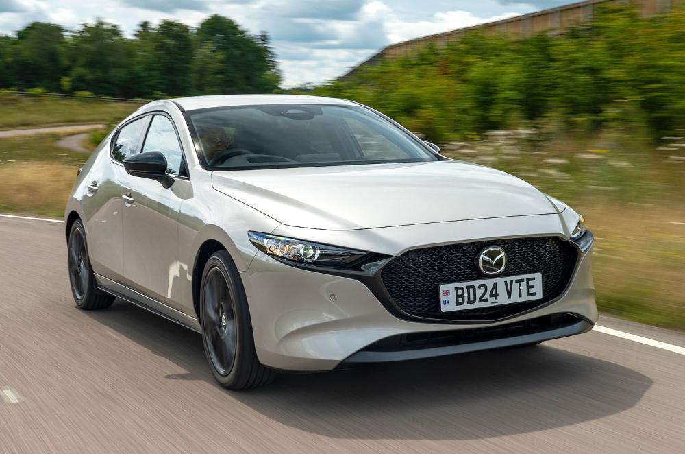 Mazda 3 front right driving