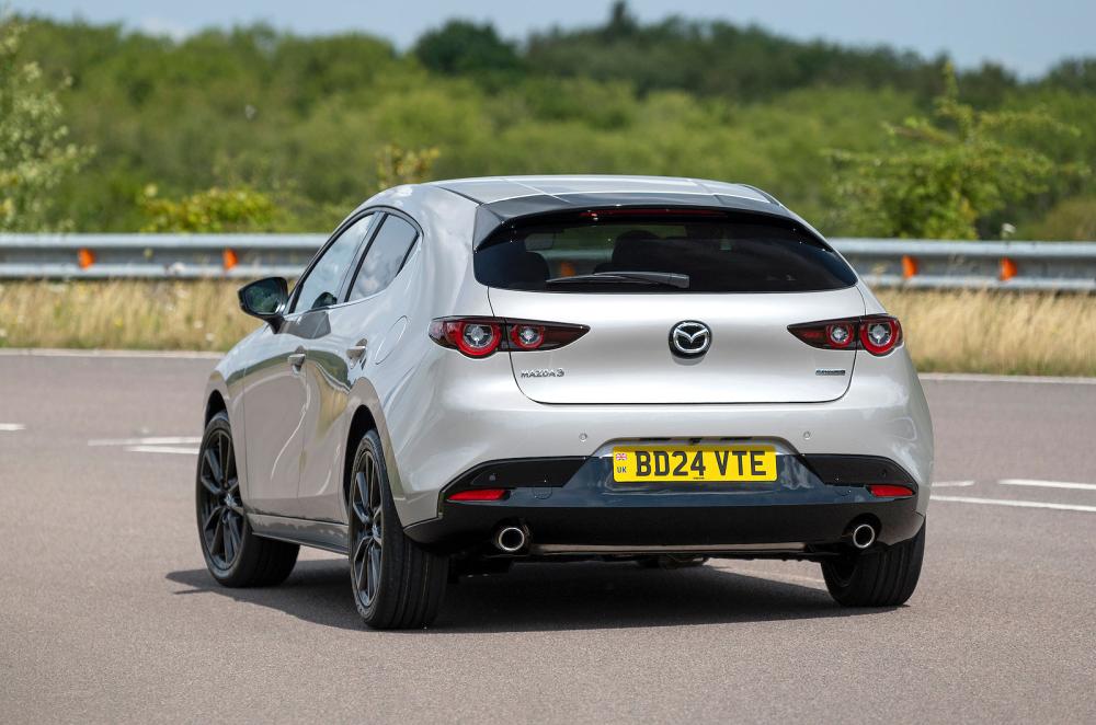 Mazda 3 rear cornering