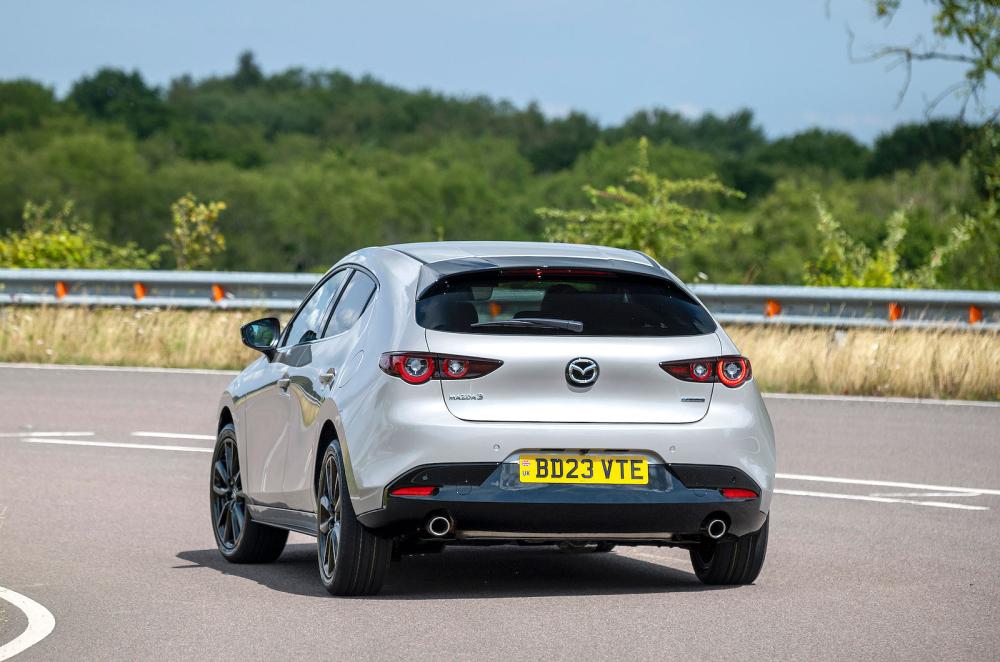 Mazda 3 rear cornering