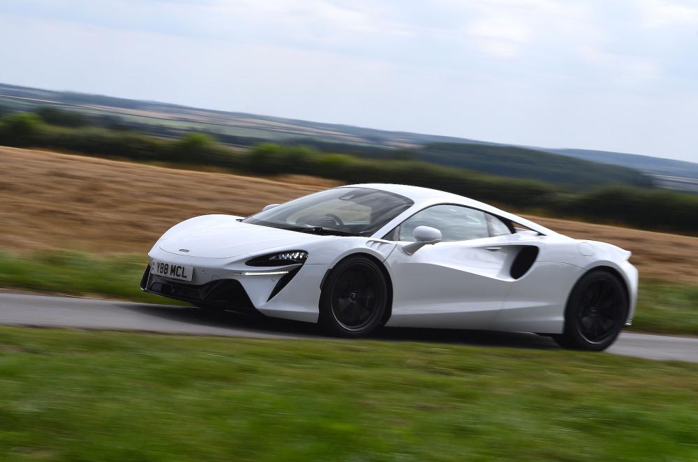 McLaren Artura front left driving