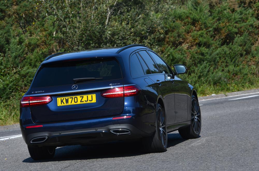 Mercedes E-Class Estate 2021 rear cornering